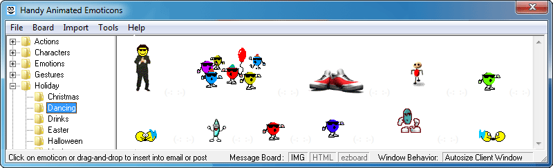 Handy Animated Emoticons Screenshot
